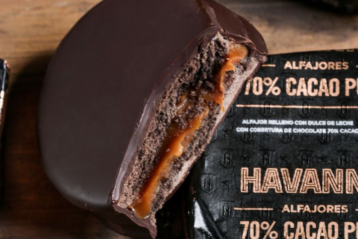 Alfajor Havanna 70% cacao - El Gaucho
