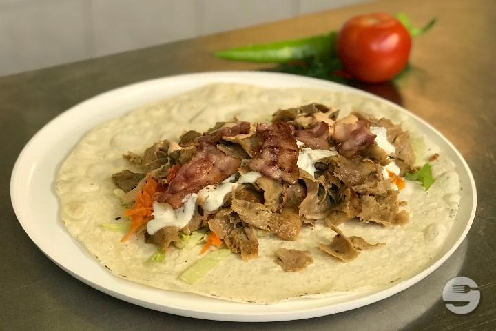 American kebab in flatbread - Brücke Restaurant
