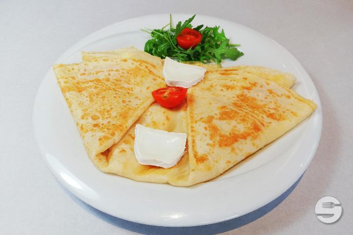 Crêpe jambon chèvre - Salon de la Gare