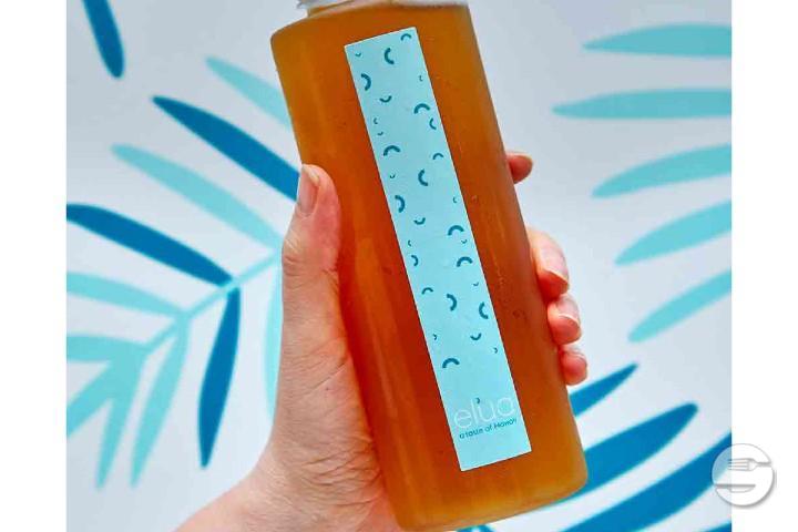 White Peach and Mint Black Tea - Elua Eaux-Vives