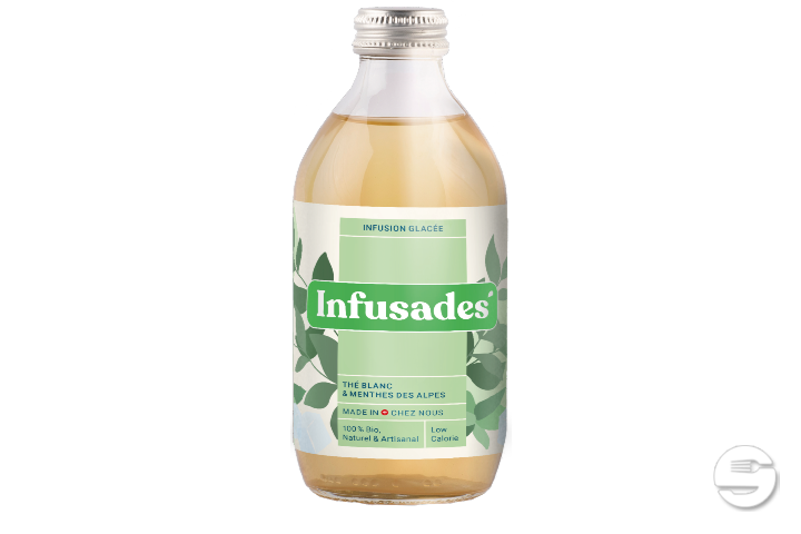Organic white tea & Swiss Alpine mints infusion - Urban Kombucha - Elua Eaux-Vives