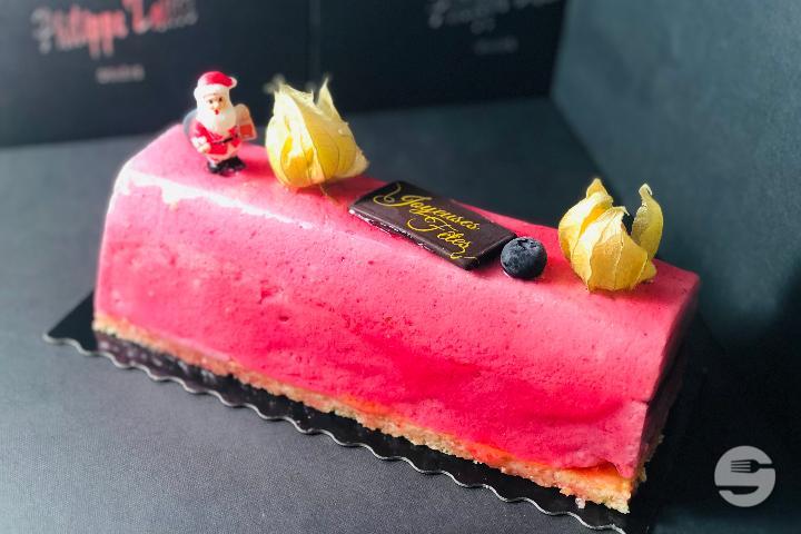 Yule log with fruits - Philippe Taillé Carouge