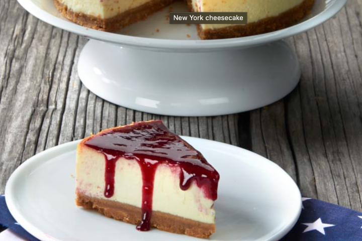 New York Cheesecake with Red Fruit Coulis - Panino Giusto