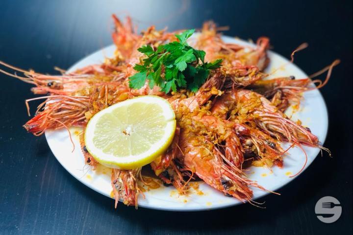 Gambas ao alho - Churrasqueira