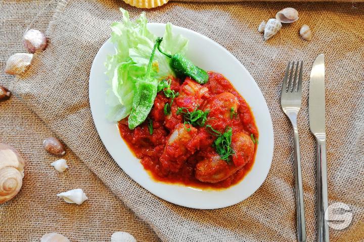 Creole sausage rougaille - Le Chamarel