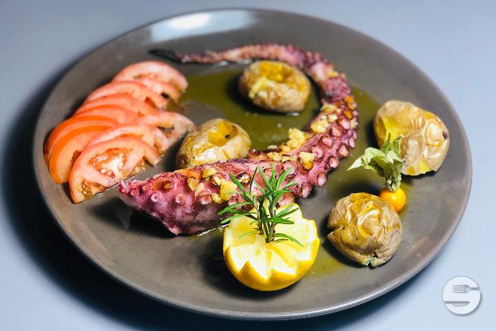 Grilled octopus - Beau Site Grill
