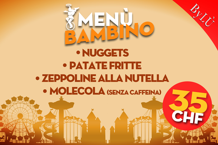 Menu Bambino - ByLÙ by Luigia