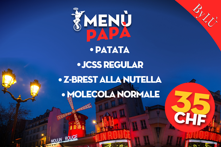 Menu Papà - ByLÙ by Luigia