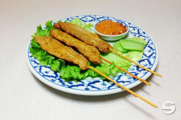 6. Brochettes de poulet à la sauce cacahuète - Tropicana