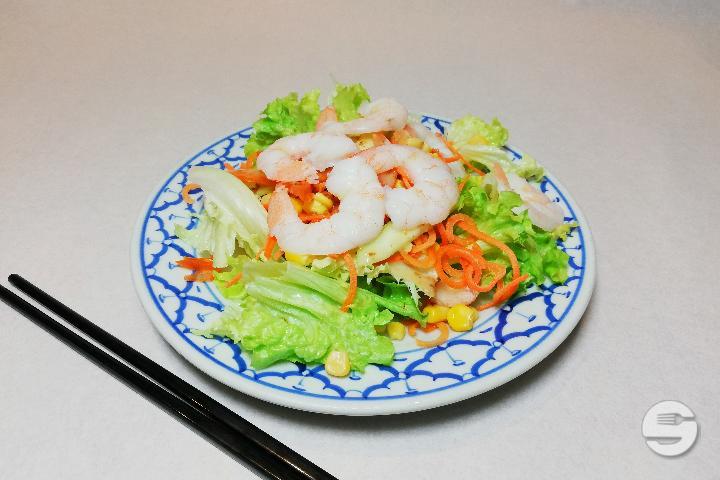 30A. Salade de crevettes façon chinoise - Tropicana