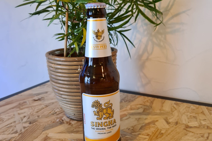 Bière Singha - Yvonne's Noodles