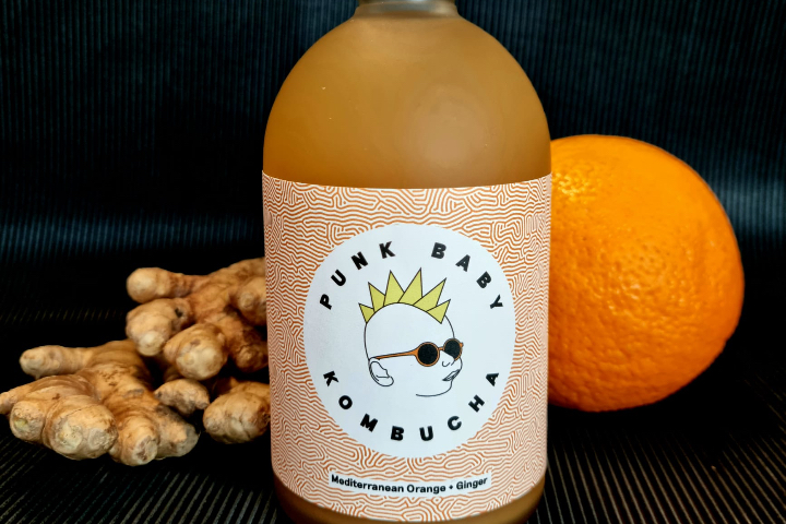 Kombucha Orange gingembre - Yvonne’s Noodles & Nalapita - Plainpalais
