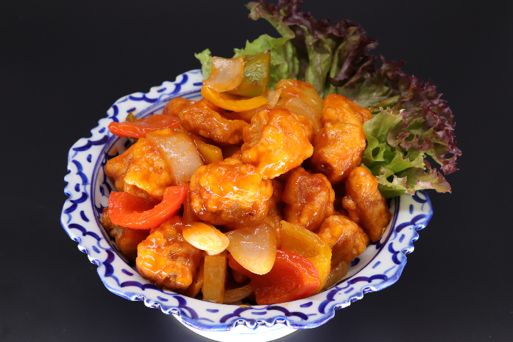 Sweet and Sour Crispy Veggie - Thai Orchidée