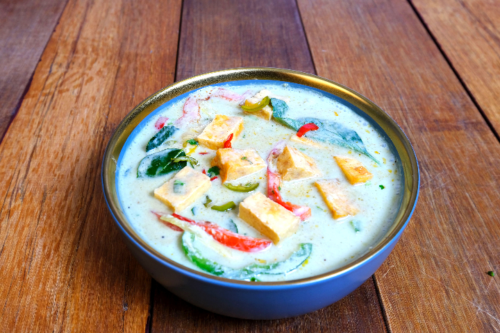 Green curry tofu - Thai Orchidée