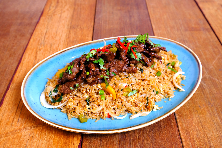 Beef fried rice - Thai Orchidée
