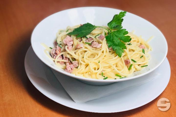 Spaghetti Carbonara - Café Palma