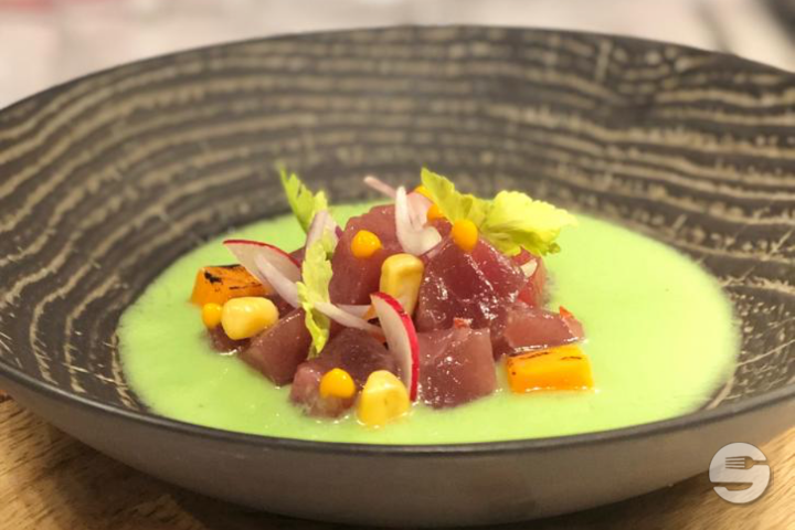 Ceviche de Atùn al wasabi - Kampai
