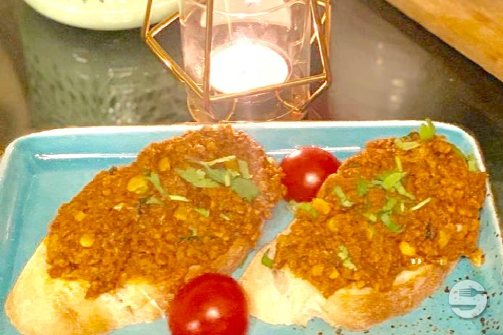 Kheema Bruschetta - Urban Spice