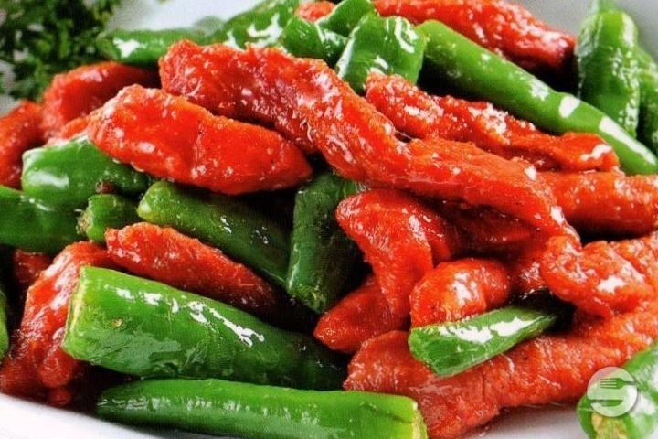 Beef with green Chilli - MHM take away