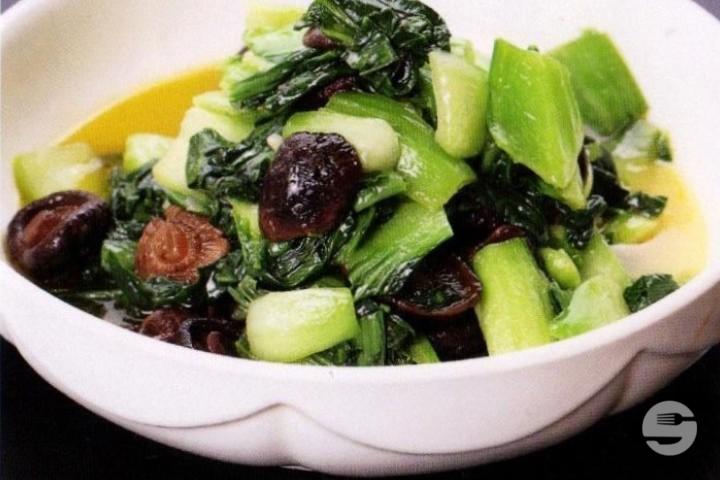Pak choi mit chinesischem Pilzen - MHM Take Away