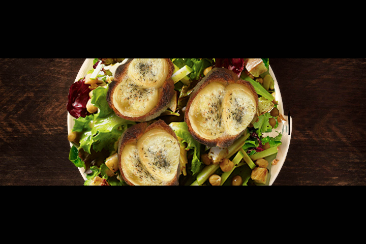 Warm Goat Cheese Salad - Bella Pizza