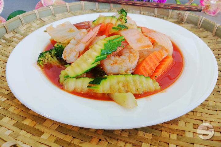 Crevettes piquant - OliMy Le Mont