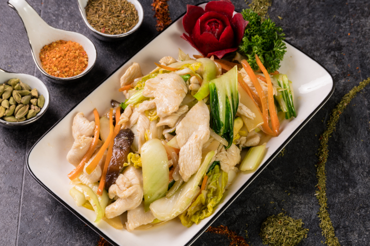 Fried Chicken with Vegetables - Kung Fu