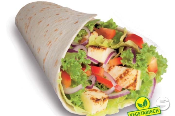 Halloumi Dürüm - Olivers fresh & fast