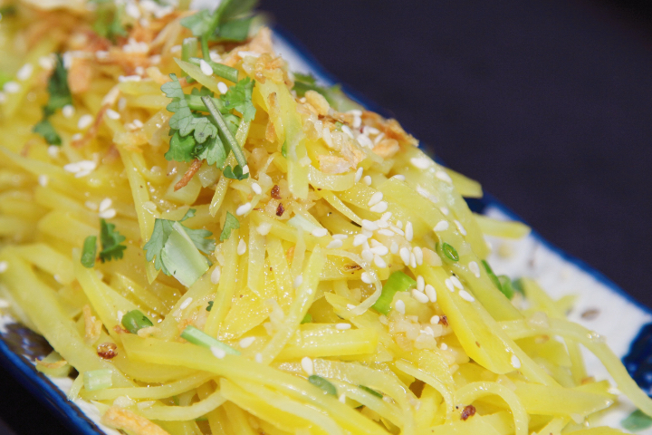 20) Cold mixed shredded potatoes - Restaurant Ach'i