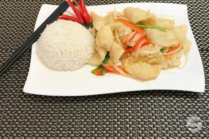 Squid with garlic and onion - Lamky