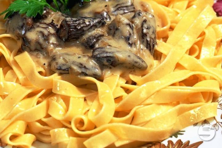 Tagliatelle with Beef Fillet and Morels - Restaurant de La Patinoire