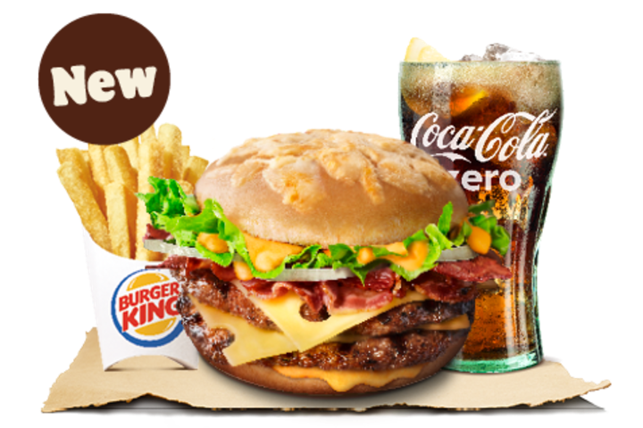 Cheese Lover Beef Double Menu - Burger King