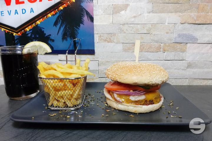 Cheese Burger Menu - Big One Burger Montreux