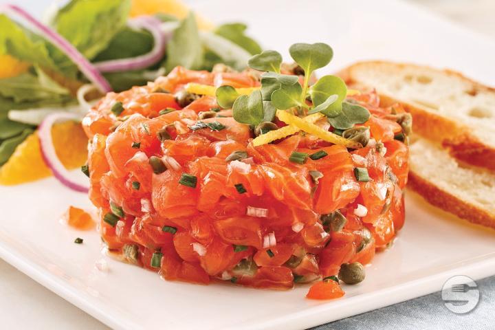Tartare de Saumon - Hotel de Commune