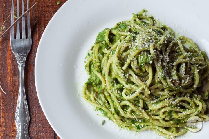 Spaghetti Pesto - Hotel de Commune