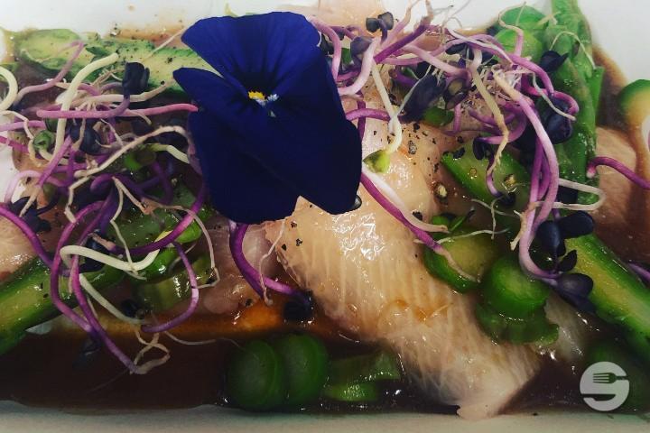Sashimi vom Lostallo Lachs - Z. ALTEN LÖWEN