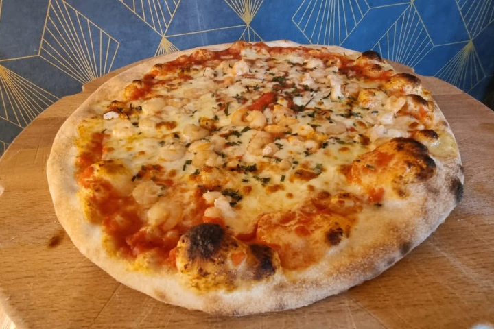 Pizza Schrimp - Allo Pizza San Sergio