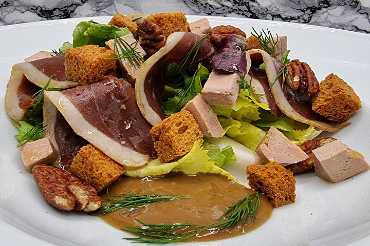 Speck d’Anatra, Foie Gras, Indivia e Noci di Pecan - Vicolo39