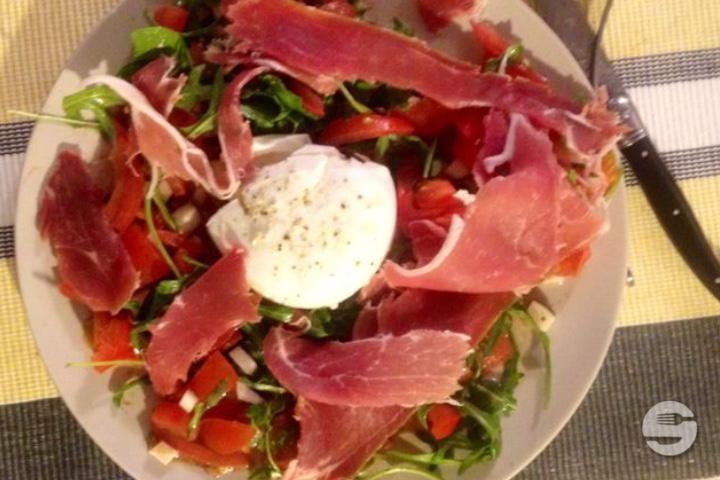 Tomate Mozzarella de Bufala et Jambon de Parme - Le Crystal