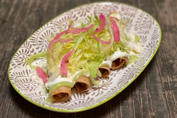 🥔 Taquitos Dorados de Papas - El Catrín