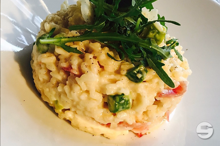 Risotto au Saumon - A Table