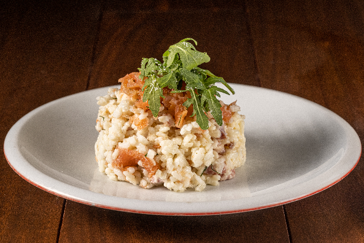 Risotto au Saumon - A Table