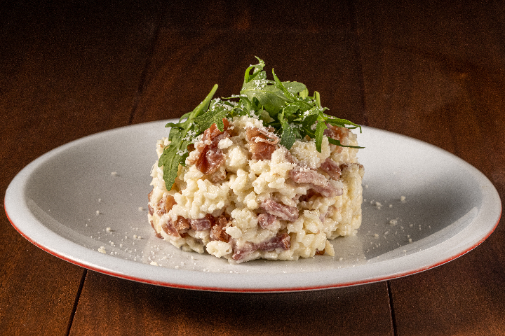 Risotto au Jambon cru et saveur de truffe - A Table