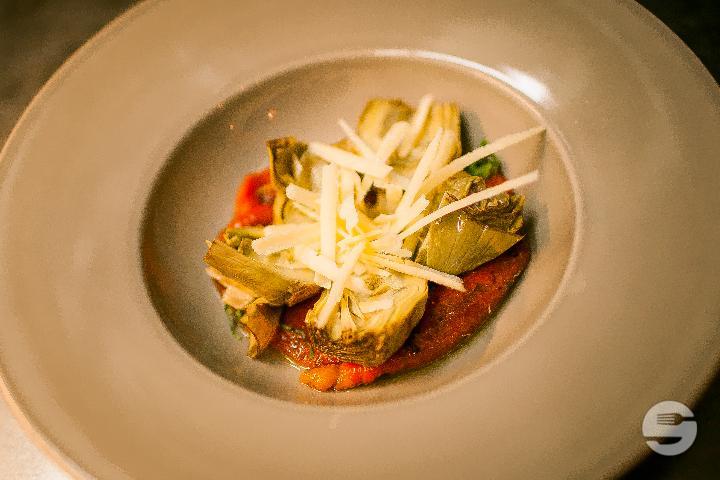 Grilled and marinated artichokes - La Favola