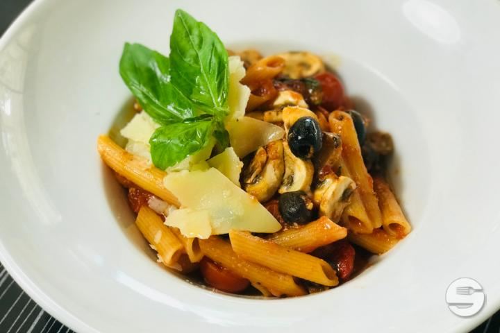 Penne alla campagnola - La Braceria - Dai 3 Fratellei Scalea