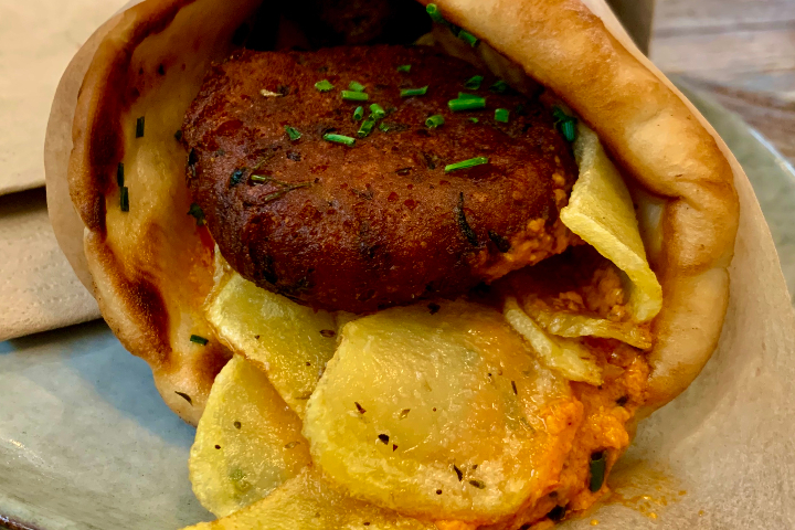 Pita Vegi Wrap - Restaurant Ammos