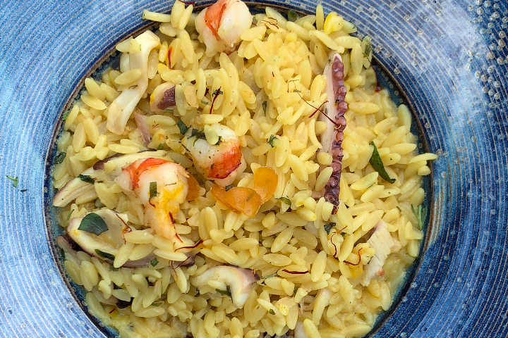 Kritharòto Thalassinòn - Restaurant Ammos