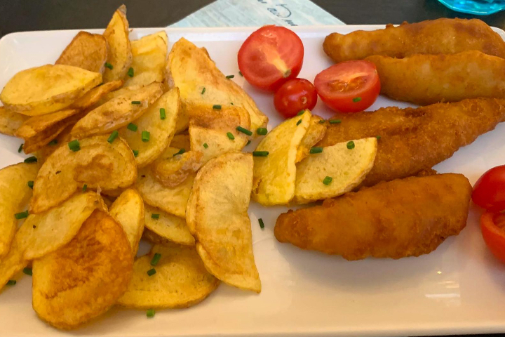 Deep fried perch - Restaurant Ammos