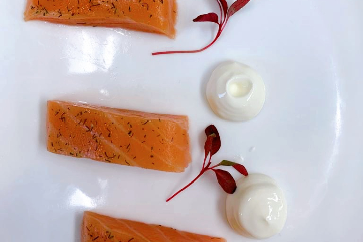 Salmon - Creme Fraiche - Baur's Brasserie & Bar