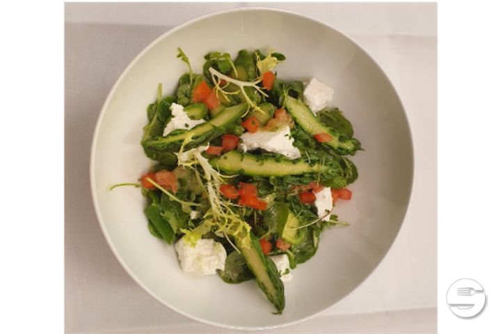 Salat aus grünem Spargel - Baur's Brasserie & Bar